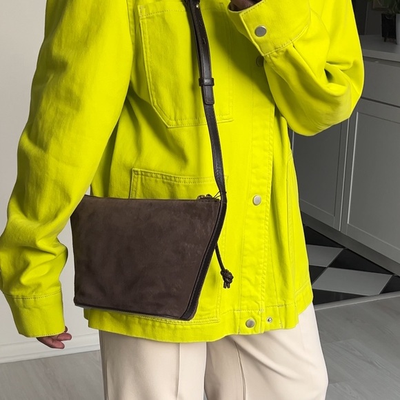 Zara split leather crossbody bag NWT - Picture 5 of 6